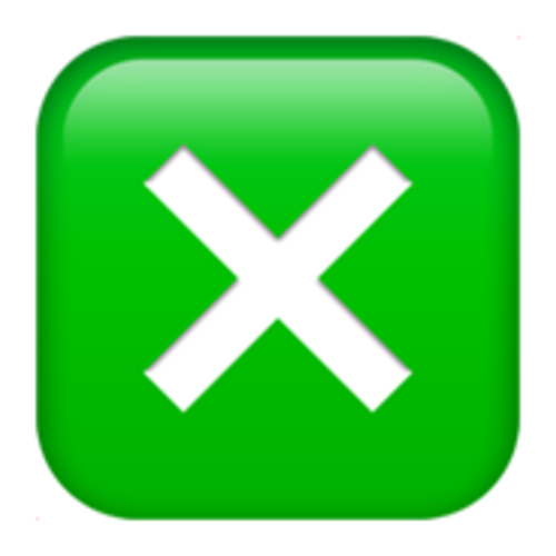 ❎ Emoji Domain iOS rendering